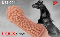 Насадка на фаллос, с пузыриками по всей поверхности, Extreme Sleeve 004