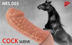 Насадка реалистик на фаллос, с шипиками, Extreme Sleeve 003