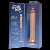 Фаллоимитатор реалистик на присоске 12”(30,4см) телесный съемный Vac-U-Lock
