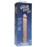 Фаллоимитатор реалистик на присоске 12”(30,4см) телесный съемный Vac-U-Lock