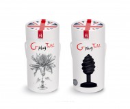 Витая черная анальная пробка Gplug Twist - FT London