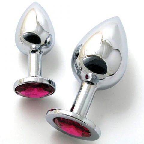 Красное анальное украшение BUTT PLUG 252 Small Красное анальное украшение BUTT PLUG 252 Small