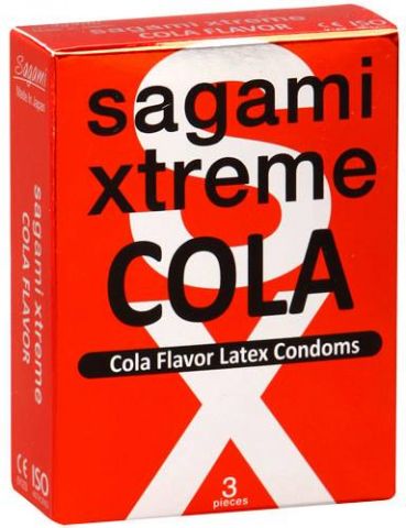 Презервативы Sagami №3 Xtreme Cola Презервативы Sagami №3 Xtreme Cola