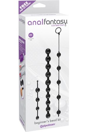 Набор анальных цепочек BEGINNGER'S BEAD KIT черный Набор анальных цепочек BEGINNGER'S BEAD KIT черный