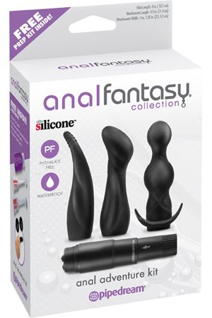 Набор анальных стимуляторов ANAL ADVENTURE KIT черный Набор анальных стимуляторов ANAL ADVENTURE KIT черный
