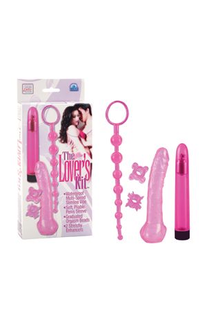 Набор стимуляторов The Lover’s Kit с вибрацией розовый Набор стимуляторов The Lover’s Kit с вибрацией розовый