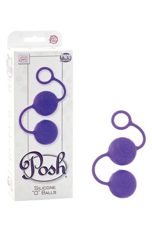 Вагинальные шарики Posh Silicone фиолетовые Вагинальные шарики Posh Silicone фиолетовые