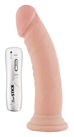 Вибратор RealStick SoftSkin без мошонки телесный, 18 см, 7 режимов вибрации Вибратор RealStick SoftSkin без мошонки телесный, 18 см, 7 режимов вибрации