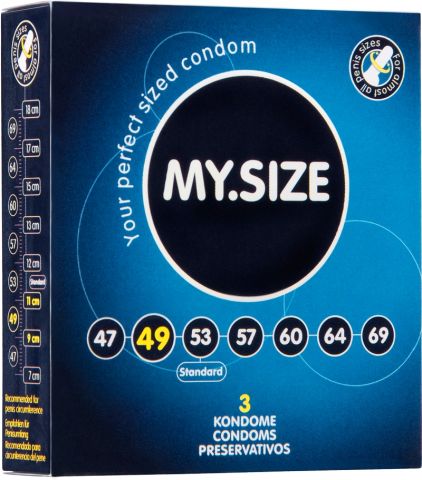 Презервативы MY.SIZE размер 49*163 (3 шт)