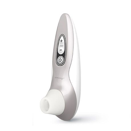 Новинка! Стимулятор клитора WOMANIZER PRO 40 бело-серебряный Новинка! Стимулятор клитора WOMANIZER PRO 40 бело-серебряный
