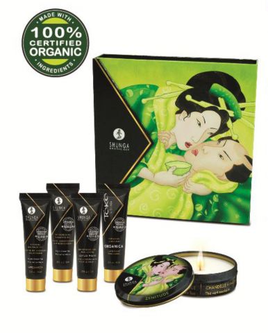 Набор SHUNGA Geisha's Secret ОРГАНИКА Экзотический зеленый чай 5 предметов