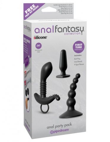 Набор анальных стимуляторов Anal Party Pack из силикона Набор анальных стимуляторов Anal Party Pack из силикона