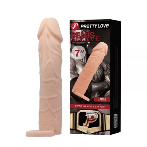 Baile Pretty Love Удлиняющая насадка penis sleeve (18, Ø 3.6 см)