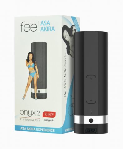 Автоматический мастурбатор для секса на расстоянии Kiiroo Onyx 2 Asa Akira Автоматический мастурбатор для секса на расстоянии Kiiroo Onyx 2 Asa Akira