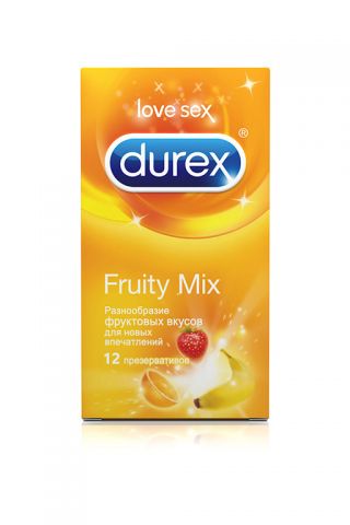 Презервативы Durex №12 Fruity Mix с фруктовыми вкусами 12 шт Презервативы Durex №12 Fruity Mix с фруктовыми вкусами 12 шт