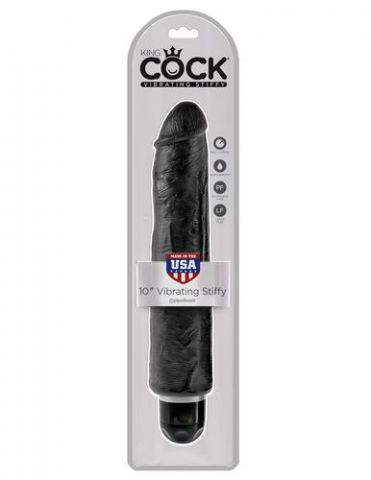 PipeDream King Cock 10 Vibrating Stiffy Вибратор черный 25,4 см PipeDream King Cock 10 Vibrating Stiffy Вибратор черный 25,4 см