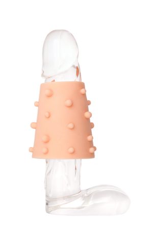НАСАДКА TOYFA XLOVER SOFT BOOSTER В ФОРМЕ КОНУСА, УТОЛЩАЮЩАЯ, С ДОПОЛНИТЕЛЬНОЙ СТИМУЛЯЦИЕЙ, TPR, ТЕЛЕСНЫЙ 10 СМ НАСАДКА TOYFA XLOVER SOFT BOOSTER В ФОРМЕ КОНУСА, УТОЛЩАЮЩАЯ, С ДОПОЛНИТЕЛЬНОЙ СТИМУЛЯЦИЕЙ, TPR, ТЕЛЕСНЫЙ 10 СМ