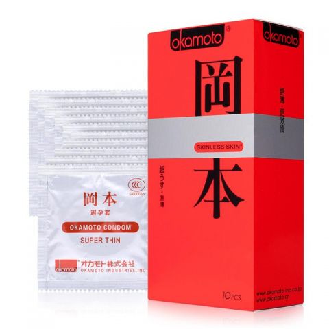 Презервативы Okamoto Skinless Skin Super Thin, Ультратонкие № 10 Презервативы Okamoto Skinless Skin Super Thin, Ультратонкие № 10