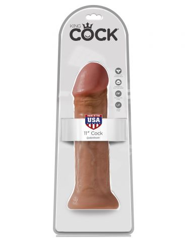 PipeDream King Cock 11 Фаллоимитатор на присоске загорелый 28 см PipeDream King Cock 11 Фаллоимитатор на присоске загорелый 28 см