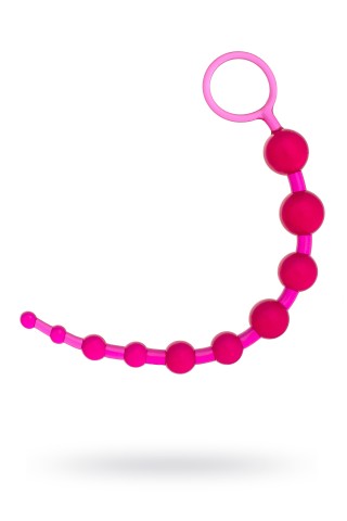 Анальная цепочка TOYFA, розовый (30, Ø 2.5 см)