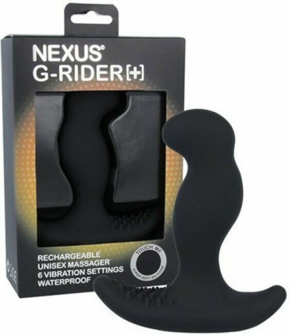 Массажер простаты Nexus G-Rider+, черный (12.5, Ø 3.8 см)
