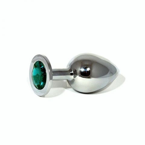 Изумрудное анальное украшение BUTT PLUG 252 Large Изумрудное анальное украшение BUTT PLUG 252 Large