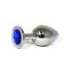 Анальное украшение BUTT PLUG 252 Large синий