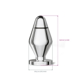 Стимулятор анальный Mystim BIG JOHN ALU BUTTPLUG XL (13, Ø 6.5 см)