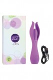 Вибромассажер с лепестками малый Lust by JOPEN L5 перезаряжаемый фиолетовый