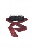 Маска на глаза Scandal Eye Mask атласная черно-красная