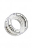 Двойное эрекционное кольцо Double Ring с вставками