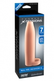 Насадка увеличитель Fantasy X-Tensions Enhancer XL с кольцом на мошонку (17.7, Ø 3.8 см)