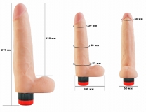 Вибратор неоскин в ламинате (24.9, Ø 5.1 см)