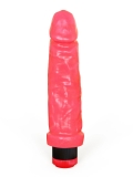 Вибратор гелевый Lovetoy розовый (23.5, Ø 4.7 см)