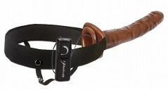 Фаллопротез с вибро CHOCOLATE DREAM HOLL VIBRO