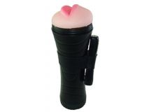 Мастурбатор в колбе Pink Mouth Vibrating  ротик