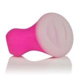 Мини-вибратор с рельефом Posh Ice Massager kiss розовый с охлаждающим эффектом