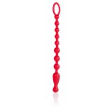Анальная цепочка длинная COLT Max Beads красная