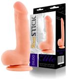 Фаллоимитатор RealStick SoftSkin на присоске телесный (15, Ø 4 см)