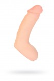 Страпон-вибратор RealStick SoftSkin поясной, телесный, 13 см, 7 режимов вибрации