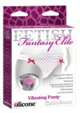 Трусики с силиконовым вибратором Elite Pink White