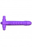 Эрекционное кольцо Silicone Double Penetrator Rabbit для двойного проникновения с вибрацией