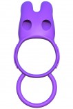 Эрекционное кольцо Twin Teazer Rabbit Ring на пенис и мошонку