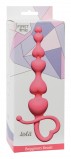 Анальная цепочка Begginers Beads Pink (18, Ø 3 см)