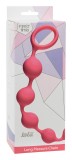 Анальная цепочка Long Pleasure Chain Pink (35, Ø 2.6 см)