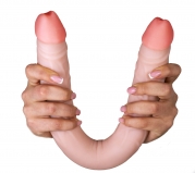 Lovetoy двойной фаллоимитатор из неоскин, 49 см