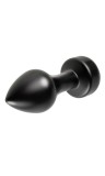 Анальная пробка Mini Luv Plug из металла черная