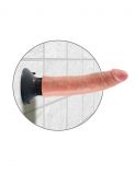 PipeDream King Cock 7 Вибромассажер 3в1 на съемной присоске Vibrating Cock телесный (17.7, Ø 4.7 см)