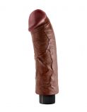 PipeDream King Cock 8 Вибромассажер 3в1 на съемной присоске Vibrating Cock мулат (20.3, Ø 5 см)