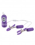 Зажимы 10-Function Vibrating Nipple Clamps с вибрацией на соски